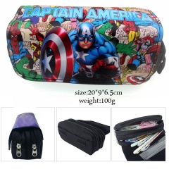 Captain America Movie Anime Pencil Bag