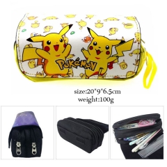 Pokemon Pikachu Cartoon Pencil Case Japanese Anime Pencil Bag