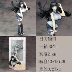 Naruto Hyūga Hinata Model Toy Statue Anime PVC Actio Figures 21cm