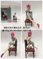 One Piece Reiju White Clothes Cartoon Model Toys Statue Japanese Anime PVC Figure 14cm