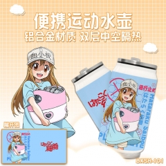 Cells At Work Cartoon Aluminum alloy insulated kettle Cute Cups