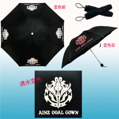 Overlord Cosplay Black Discoloring Umbrella
