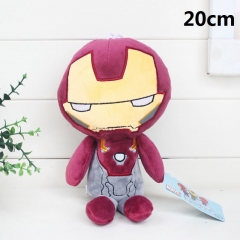 Iron Man Cartoon Stuffed Doll Wholelsale Kawaii Anime Plush Toys 20cm
