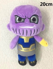 The Avengers Thanos Cartoon Stuffed Doll Wholelsale Kawaii Anime Plush Toys 20cm