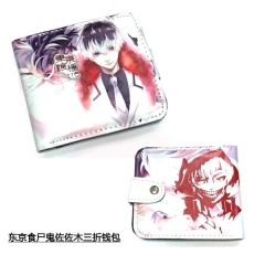 Tokyo Ghoul Cosplay Cartoon Coin Purse Folding Anime Wallet