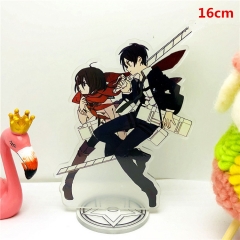Attack on Titan Shingeki No Kyojin Two Sides Q Version Cosplay Cartoon Acrylic Anime Standing Plates
