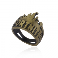 Game Fortnite Cosplay Alloy Ring Decoration Kawaii Rings For Men
