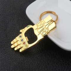 The Avengers Thanos Cosplay Alloy Keychain Decoration Kawaii Key chains For Men