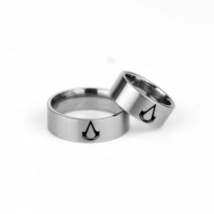 Assassin's Creed Cosplay Alloy Ring Cartoon Metal Rings