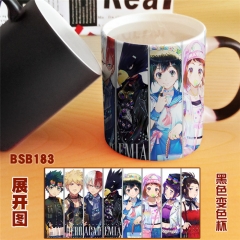Boku no Hero Academia My Hero Academia Cartoon Colorful Cup Coffee Mug Cups Will Change Color Anime Cup