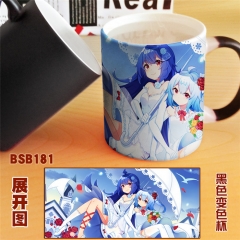 Bilibili Cartoon Colorful Cup Coffee Mug Cups Will Change Color Anime Cup