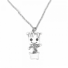 Movie Guardians Of The Galaxy Groot Cartoon Alloy Necklace Decoration Necklace