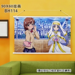 Toaru Kagaku no Railgun Cartoon Game Fancy Wallscrolls Decoration Anime Painting