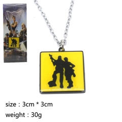 Hot Fortnite Cosplay Game Decoration Neck Fashion Design Anime Alloy Necklace