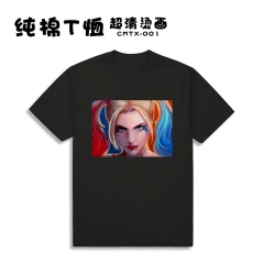 Suicide Squad Cosplay T Shirts Cartoon Print Anime Short Sleeves T Shirts