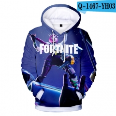 Fortnite 3D Colorful Hoodies Loose Fashion Women Men Hooded Kids Pullover Sweatshirts