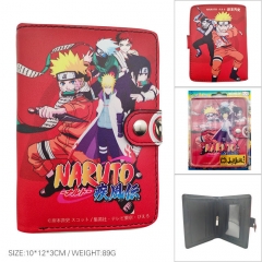 Naruto Cosplay Cartoon Purse Anime Folding Short Snap Button Wallet