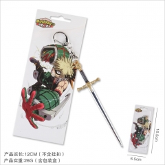 Boku no Hero Academia / My Hero Academia Cosplay Cartoon Anime Keychain Metal Sword Key Chains