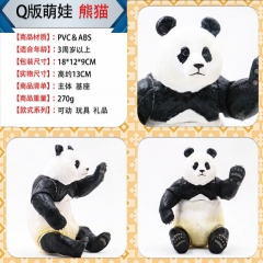 Cute Cartoon Animal Panda Collection Toys Anime Plastic Figure