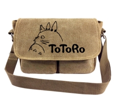My Neighbor Totoro Cosplay Cartoon Canvas Crossbody Bag Student Anime Shoulder Bag