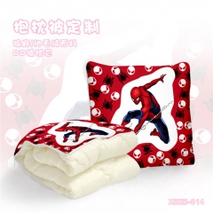 Spider Man Soft Pillow Cartoon PP Cotton Blanket Stuffed Pillow