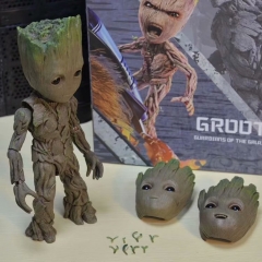 HT Guardians of the Galaxy Groot Cosplay Cartoon Model Toy Statue Anime PVC Figure