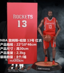 NBA James Harden Cosplay Basketball Star Model Toy Statue Anime PVC Figure
