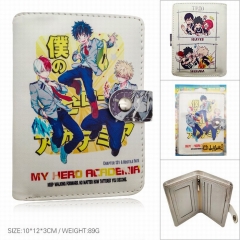 Boku no Hero Academia / My Hero Academia Midoriya Izuku Cosplay Cartoon Purse Anime Folding Short Snap Button Wallet
