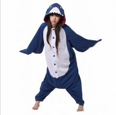 Animal Cute Shark Cartoon Cosplay New Kawaii Pyjamas Warm Winter Anime Flannel Pyjamas
