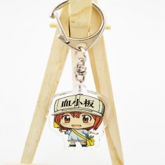 Japan Cartoon Cells At Work Kawaii Keychain Acrylic Key Chains