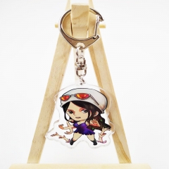 Japanese Cartoon One Piece Kawaii Keychain Acrylic Key Chains