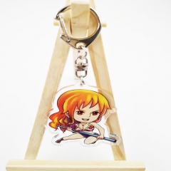 Japanese Cartoon One Piece Kawaii Keychain Acrylic Key Chains