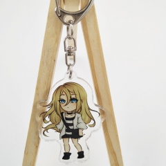 Japanese Cartoon Angels Of Death Kawaii Keychain Acrylic Key Chains