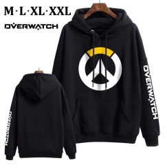 Overwatch Cotton Hoodie Soft Thick Hooded Hoodie Warm With Hat Sweatshirts