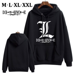 Death Note Cotton Hoodie Soft Thick Hooded Hoodie Warm With Hat Sweatshirts