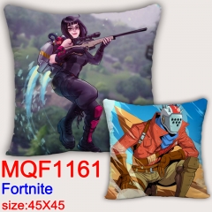 Fortnite Cartoon Soft Pillow Game Square Stuffed Pillows 45*45cm