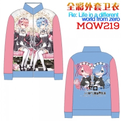 Re:Zero kara Hajimeru Isekai Seikatsu Fashion Cosplay Cartoon Print Anime Sweater Hoodie