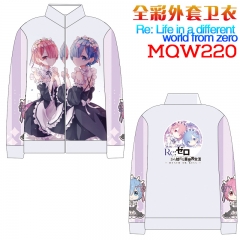 Re:Zero kara Hajimeru Isekai Seikatsu Fashion Cosplay Cartoon Print Anime Sweater Hoodie