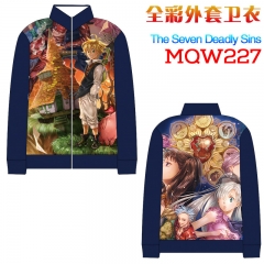 The Seven Deadly Sins Fashion Cosplay Cartoon Print Anime Sweater Hoodie
