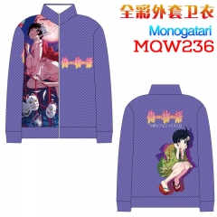 Monogatari Fashion Cosplay Cartoon Print Anime Sweater Hoodie
