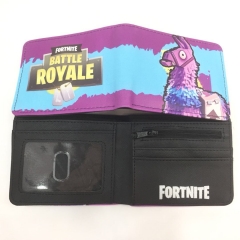 Fortnite Cosplay Game Wallets PU Leather Coin Purse Bifold Anime Wallet
