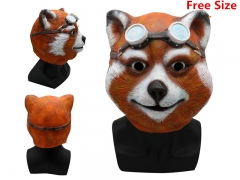 Halloween Sunglasses Cat Latex Cosplay Mask