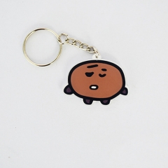 K-POP BTS Bulletproof Boy Scouts Pendant Key Ring Cartoon Acrylic Cute Keychain