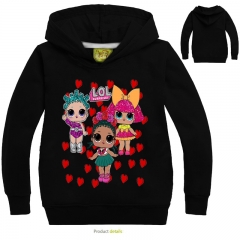 2018 New Surprise Doll Fashion Cosplay Cartoon Print Anime Sweater Hooded Hoodie For Children