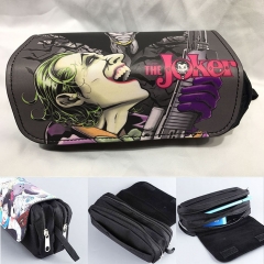Suicide Squad Movie Cosplay Cartoon PU Pen Bags Anime Pencil Bag For Student