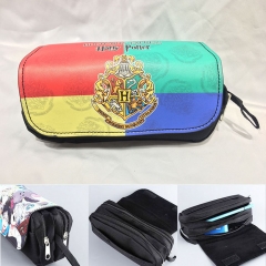 Harry Potter Cosplay Cartoon PU Pen Bags Anime Pencil Bag For Student