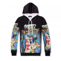 2018 Gravity Falls Fashion Cosplay Cartoon Hoodie 3D Print Anime Sweater Hooded Hoodie