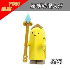 Adventure Time With Finn And Jake Banana Guard Cartoon Model Miniature Building Blocks Collection Anime PVC Figures #PG 1268