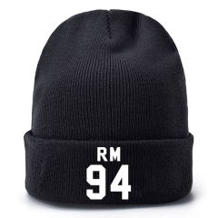 K-POP BTS Bulletproof Boy Scouts 94 RM Thick For Winter Hat Warm Decoration Wool Hat
