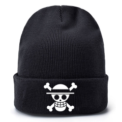 One Piece Cosplay Cartoon Thick For Winter Hat Warm Decoration Wool Hat